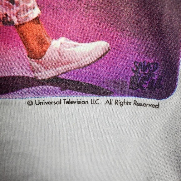 Saved By The Bell T-Shirt Womens Plus XXL Tall Crop Top Kelly Kapowski 90s Retro - Picture 3 of 10